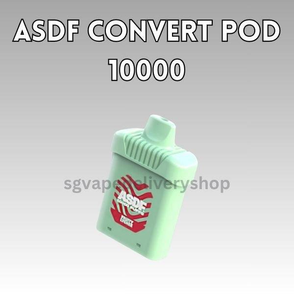 ASDF Convert Cartridge 10000 Puffs - sgvapedeliveryshop