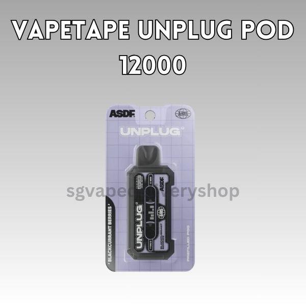 Vapetape-unplug-pod-12000-(SG VAPE DELIVERY SHOP)