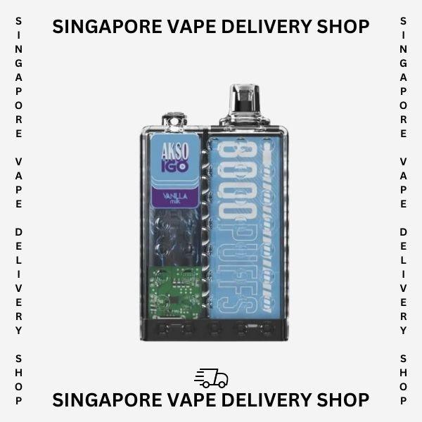 akso-igo-8000-vanilla-milk-(SG VAPE DELIVERY SHOP)