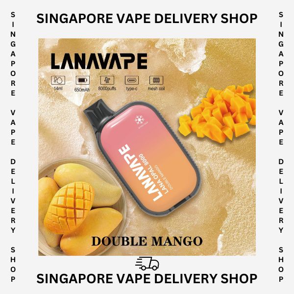 Lana_Opal_8000_Double_Mango_(SG VAPE DELIVERY SHOP)