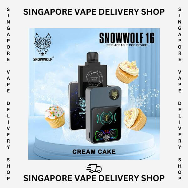 Snowwolf_16000_Cream_cake_(sg vape delivery shop)