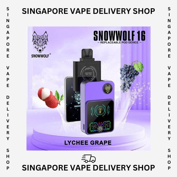 Snowwolf_16000_lychee_grape_(sg vape delivery shop)