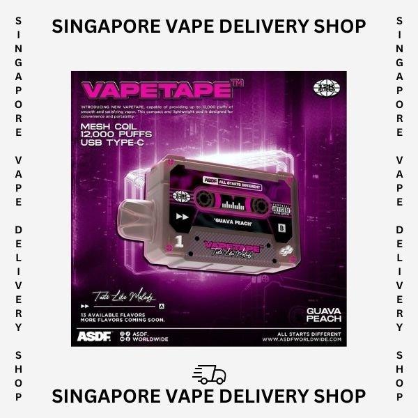 Vapetape-12000-guava-peach-(SG VAPE DELIVERY SHOP)