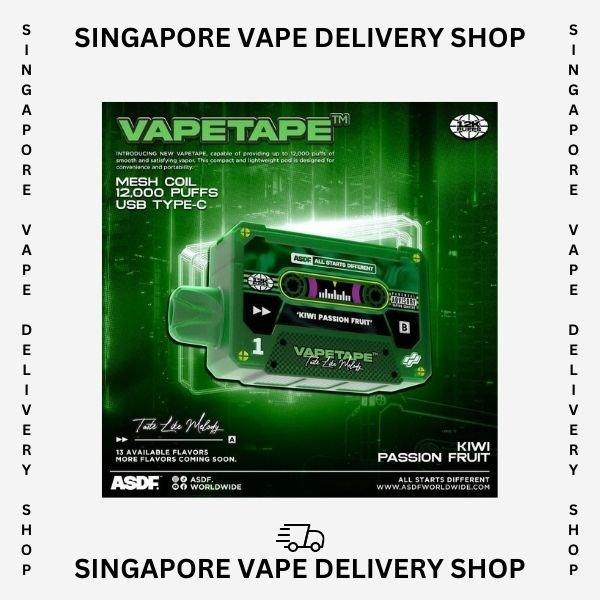 Vapetape-12000-kiwi-passion-fruit-(SG VAPE DELIVERY SHOP)